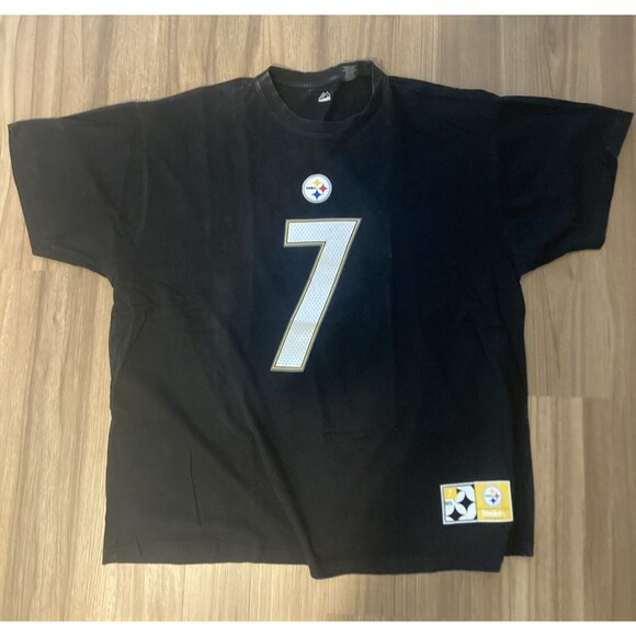 Majestic Set of 2 Men's Steelers Football Shirts (Size 3XL) Roethlisberger, NFL - Picture 4 of 8